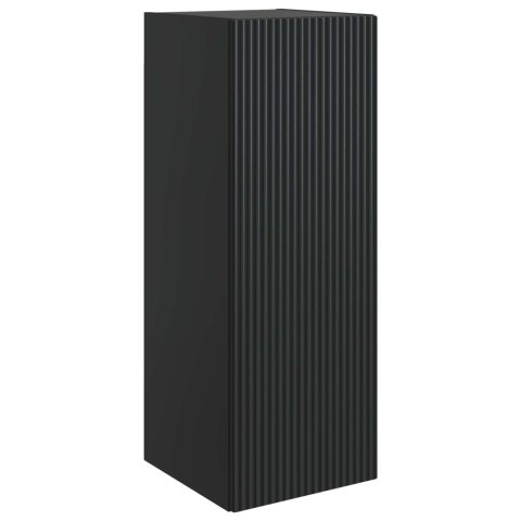 VidaXL Szafka ścienna Czarny 33 x 34,5 x 90 cm Drewno inżynieryjne