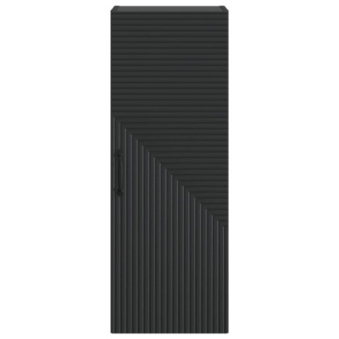 VidaXL Szafka ścienna Czarny 33 x 34,5 x 90 cm Drewno inżynieryjne