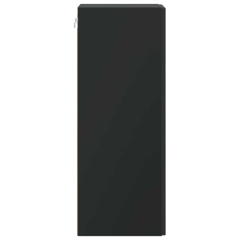 VidaXL Szafka ścienna Czarny 33 x 34,5 x 90 cm Drewno inżynieryjne