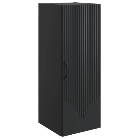 VidaXL Szafka ścienna Czarny 33 x 34,5 x 90 cm Drewno inżynieryjne