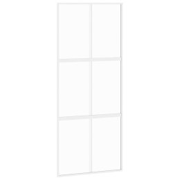 VidaXL Drzwi przesuwne, złote, 90x205 cm, szkło hartowane i aluminium