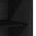 VidaXL Garderoba Czarny Dąb 80 x 50 x 200 cm Materiał drewnopochodny