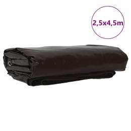 VidaXL Plandeka 650g / m² Brązowy 2,5 x 4,5 m Płótno z powłoką PVC