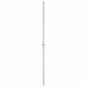 VidaXL Drzwi wewnętrzne, 83x201,5 cm, białe, matowe szkło i aluminium