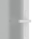 VidaXL Drzwi wewnętrzne, 83x201,5 cm, białe, matowe szkło i aluminium