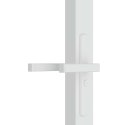 VidaXL Drzwi wewnętrzne, 83x201,5 cm, białe, szkło ESG i aluminium