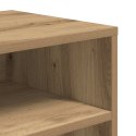 VidaXL Regał na książki, brązowy dąb, materiał drewnopochodny