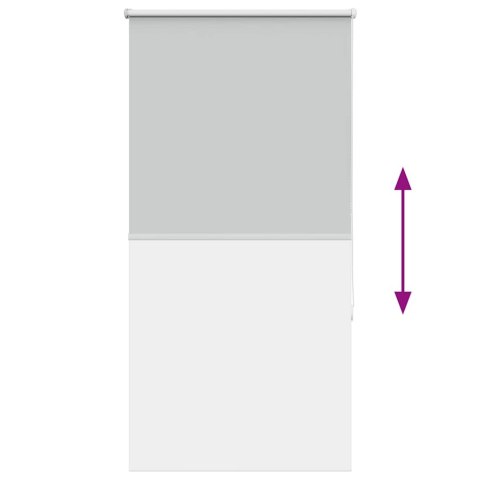 VidaXL Roleta zaciemniająca 80x130 cm Szerokość tkaniny 75,7 cm