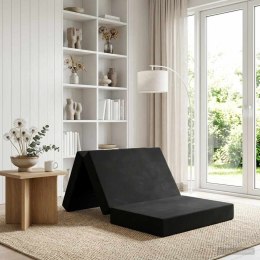 VidaXL Składana Sofa Łóżko 100 x 67 x 45 cm Czarny