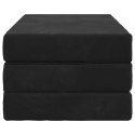 VidaXL Składana Sofa Łóżko 100 x 67 x 45 cm Czarny