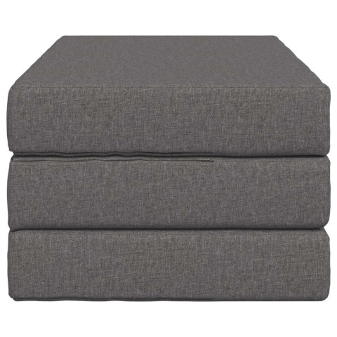 VidaXL Składana Sofa Łóżko 100 x 67 x 45 cm jasnoszary