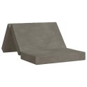 VidaXL Składana Sofa Łóżko 100 x 67 x 45 cm jasnoszary