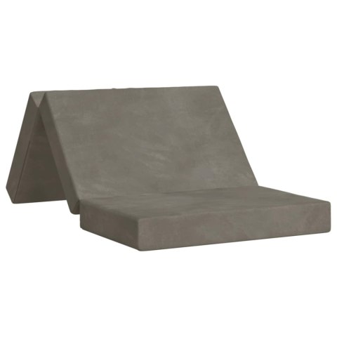VidaXL Składana Sofa Łóżko 100 x 67 x 45 cm jasnoszary