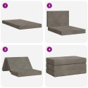 VidaXL Składana Sofa Łóżko 100 x 67 x 45 cm jasnoszary
