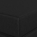 VidaXL Składana Sofa Łóżko 120 x 67 x 45 cm Czarny