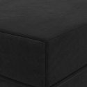 VidaXL Składana Sofa Łóżko 120 x 67 x 45 cm Czarny
