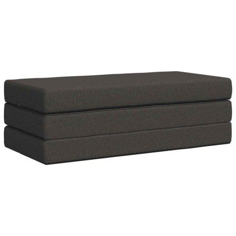 VidaXL Składana Sofa Łóżko 120 x 67 x 45 cm ciemnoszary