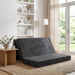 VidaXL Składana Sofa Łóżko 120 x 67 x 45 cm ciemnoszary