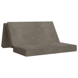 VidaXL Składana Sofa Łóżko 120 x 67 x 45 cm jasnoszary