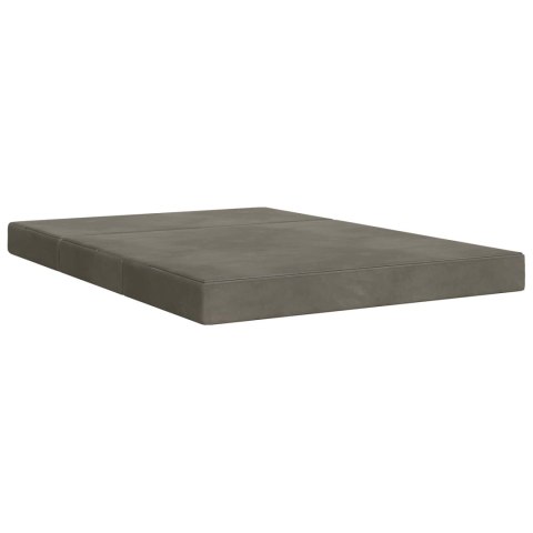 VidaXL Składana Sofa Łóżko 120 x 67 x 45 cm jasnoszary