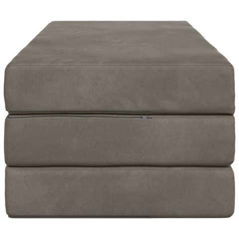 VidaXL Składana Sofa Łóżko 120 x 67 x 45 cm jasnoszary