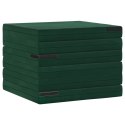 VidaXL Składana Sofa Łóżko 140 x 67 x 45 cm Ciemnozielony