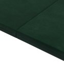 VidaXL Składana Sofa Łóżko 140 x 67 x 45 cm Ciemnozielony