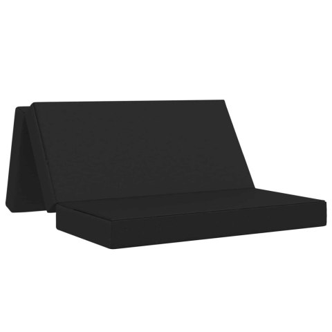 VidaXL Składana Sofa Łóżko 140 x 67 x 45 cm Czarny