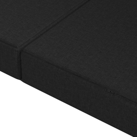 VidaXL Składana Sofa Łóżko 140 x 67 x 45 cm Czarny