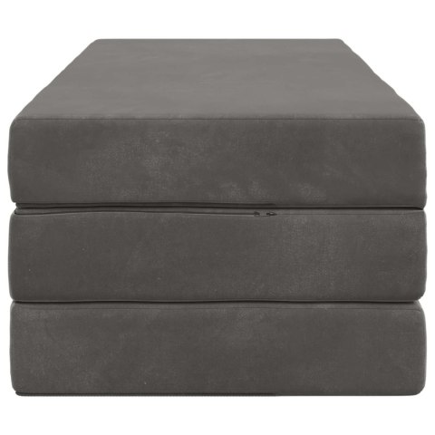 VidaXL Składana Sofa Łóżko 140 x 67 x 45 cm ciemnoszary