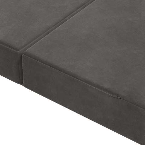 VidaXL Składana Sofa Łóżko 140 x 67 x 45 cm ciemnoszary