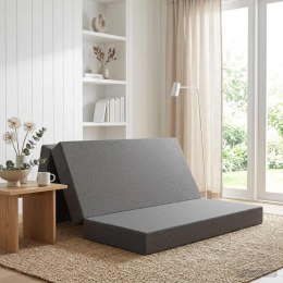 VidaXL Składana Sofa Łóżko 140 x 67 x 45 cm jasnoszary