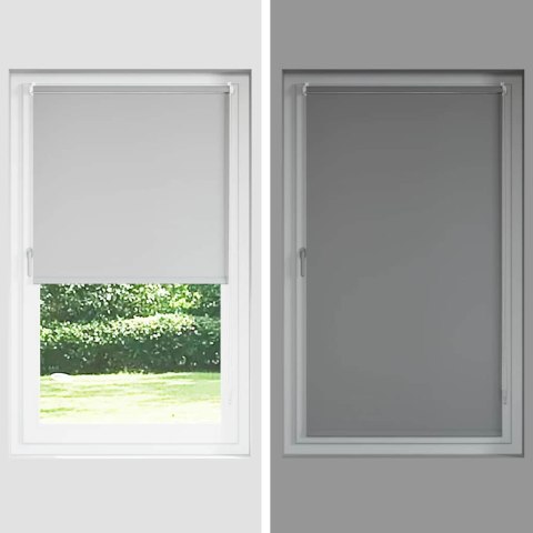VidaXL Roleta zaciemniająca 115x150cm Szerokość tkaniny 110,7cm