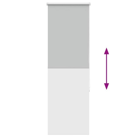 VidaXL Roleta zaciemniająca 50x130 cm Szerokość tkaniny 45,7 cm