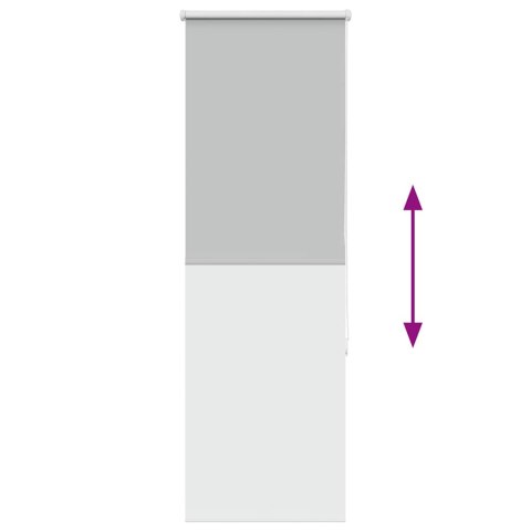 VidaXL Roleta zaciemniająca 55x175 cm Szerokość tkaniny 50,7 cm