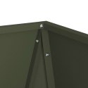 VidaXL Donica 2 pcs Zielony oliwkowy 50 x 50 x 75 cm Stal