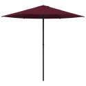 PARASOL OGRODOWA 230X230CM POLIESTER PROSTOKĄTNY