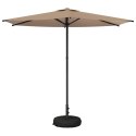 PARASOL OGRODOWY Z PODSTAWĄ PROSTOKĄTNY 2,7 X 2,7 M POLIESTER