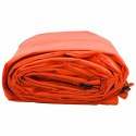 PLANDEKA PŁACHTA 650G/M² POMARAŃCZOWA 3X5M PŁÓTNO Z POWŁOKĄ PVC