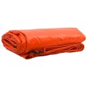 PLANDEKA PŁACHTA 650G/M² POMARAŃCZOWA 6X8M PŁÓTNO Z POWŁOKĄ PVC