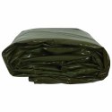 PLANDEKA PŁACHTA 650G/M² OLIWKOWA 2X3M PŁÓTNO Z POWŁOKĄ PVC