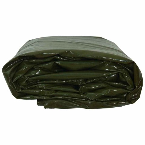 PLANDEKA PŁACHTA 650G/M² OLIWKOWA 2X3M PŁÓTNO Z POWŁOKĄ PVC