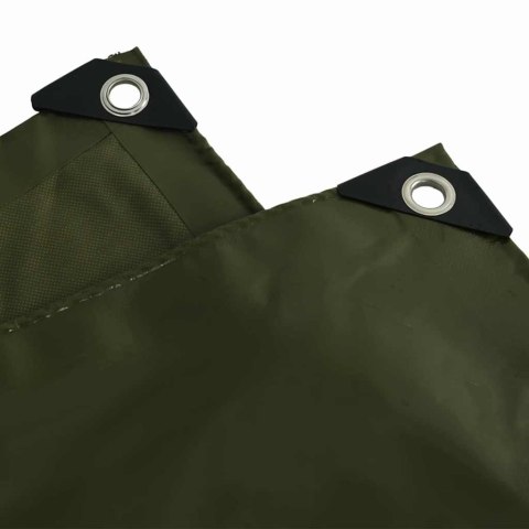 PLANDEKA PŁACHTA 650G/M² OLIWKOWA 5X7M PŁÓTNO Z POWŁOKĄ PVC
