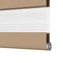 VidaXL Roleta zebra, 115x200 cm, szerokość tkaniny 110,9 cm, poliester