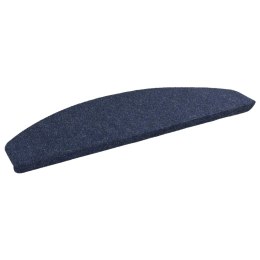 VidaXL Samoprzylepne maty na schody 15 pcs niebieski 80 x 28 x 3,5 cm