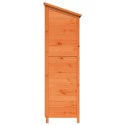 VidaXL Shed ogrodowy brązowy 59 x 56 x 176 cm Drewno Świerkowe