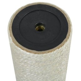 VidaXL Drapak dla kota 8 x 15 cm, 10 mm, beżowy
