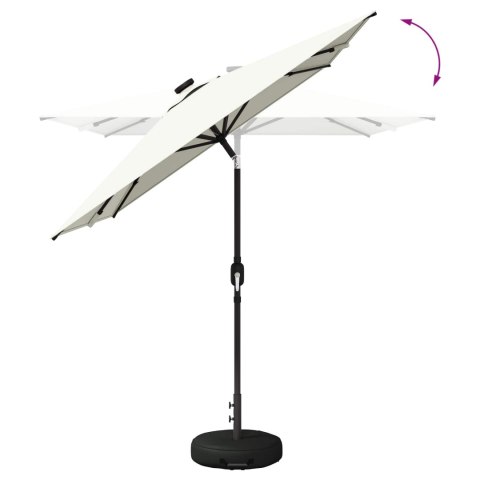 PARASOL OGRODOWY Z LED-OWYMI LAMPKAMI 200X300CM POLIESTER