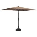 PARASOL OGRODOWY Z LED-OWYMI LAMPKAMI 200X300CM POLIESTER