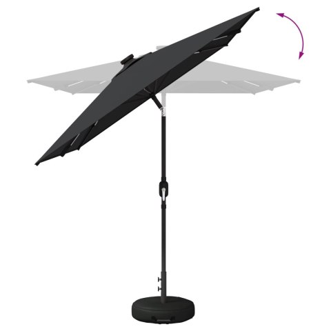 PARASOL OGRODOWY Z LED-OWYMI LAMPKAMI 200X300CM POLIESTER